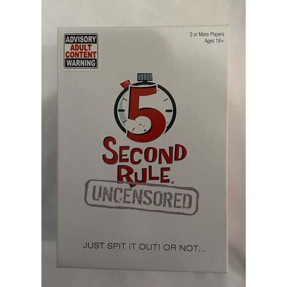 PlayMonster 5 Second Rule Uncensored Adult Party Card Game - Picture 1 of 3